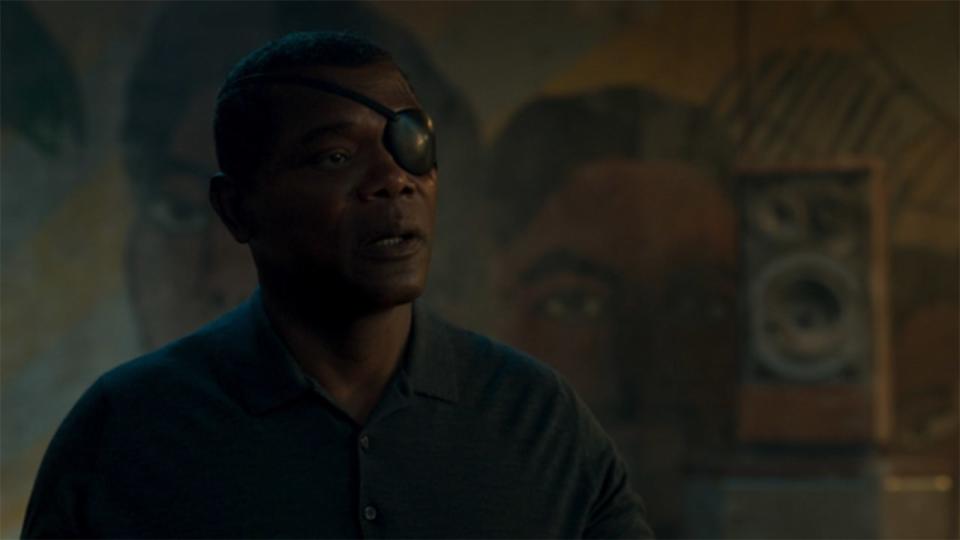 A younger Nick Fury - Secret Invasion season 1 episode 2.