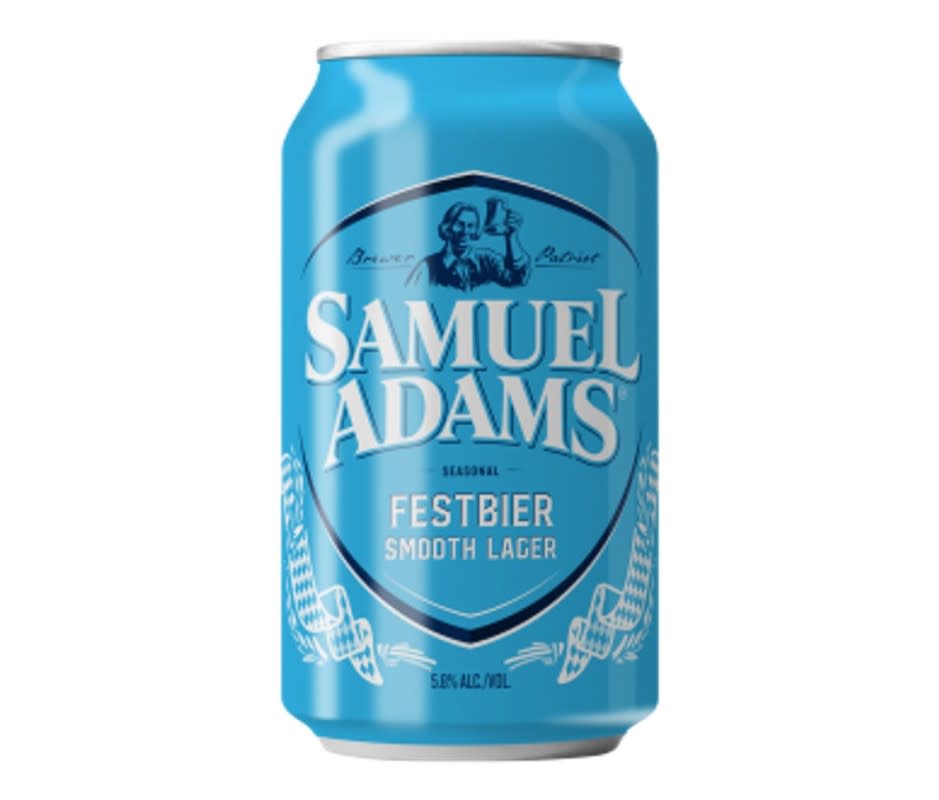 <p><strong>Boston, Massachusetts</strong></p><p><strong>Style: </strong>Lager</p><p>According to <a href="https://www.samueladams.com/our-beers/limited-release/lager/festbier" rel="nofollow noopener" target="_blank" data-ylk="slk:Sam Adams;elm:context_link;itc:0;sec:content-canvas" class="link ">Sam Adams</a>, the brewery’s Festbier has a higher ABV to “get the cheers a little bigger.” The beer is a clear gold color with foam that lingers on the side of the glass. It has aromas of biscuit dough, light malted grains, and honey. Festbier has flavors of malt and caramel with some light hoppy notes at the end.</p><p><strong>ABV:</strong> 5.8%</p>