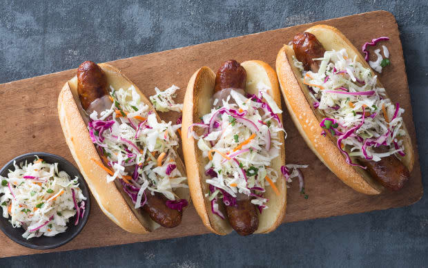 <p><a href="https://parade.com/842648/communitytable/cheesy-grilled-sausage-subs-with-quick-pickled-cabbage/" rel="nofollow noopener" target="_blank" data-ylk="slk:Liz Pearson;elm:context_link;itc:0;sec:content-canvas" class="link ">Liz Pearson</a></p>