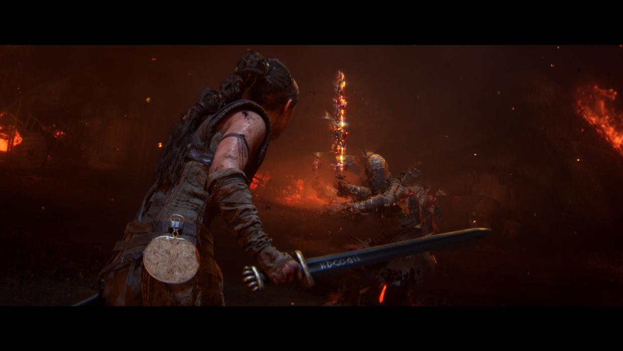  Senua's Saga: Hellblade 2 combat lava. 