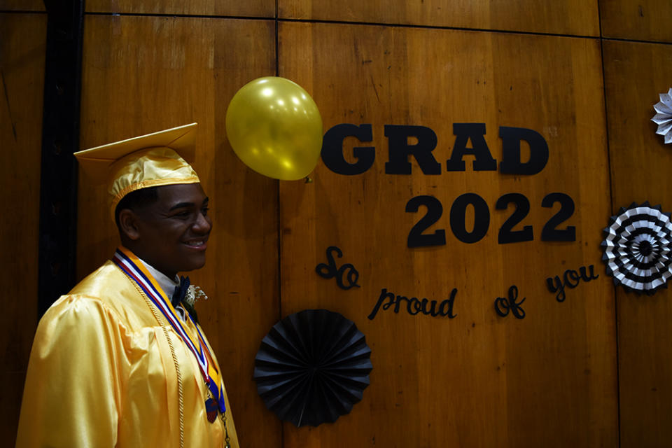 The class valedictorian Fernando Mack.