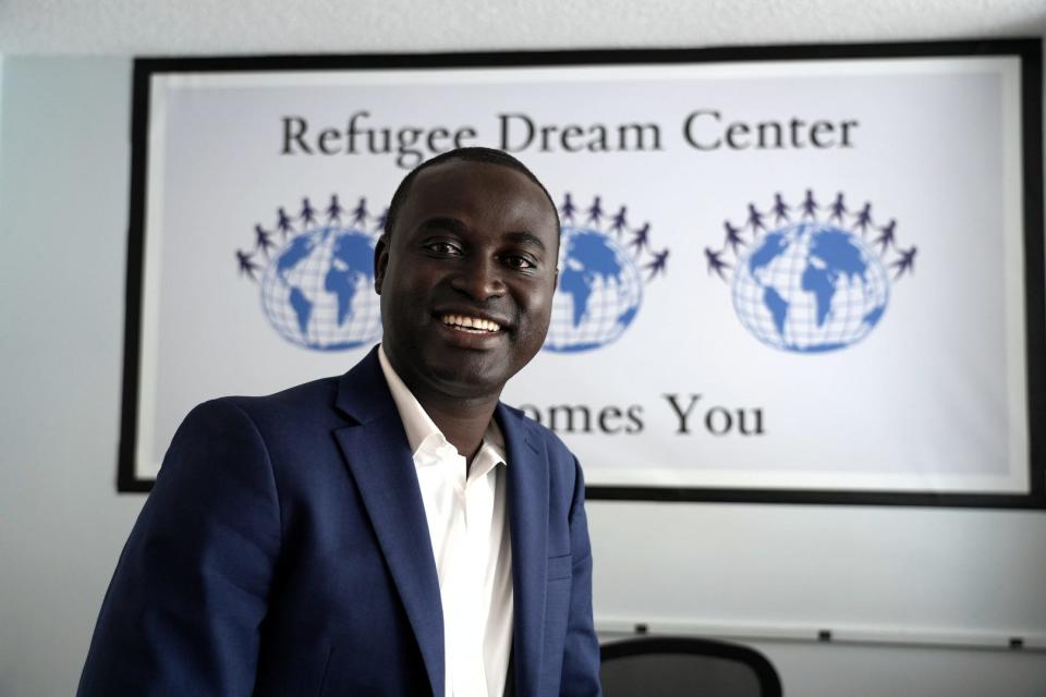 Omar Bah, a former journalist in his native Gambia and the founder of the Refugee Dream Center in Providence, is making his first bid for elective office in the 2nd Congressional District race.