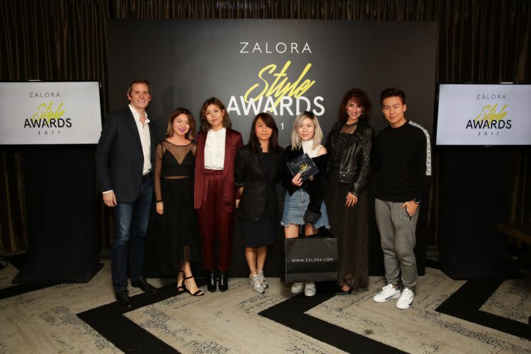 Winners of the Zalora Style Awards 2017 with judges.