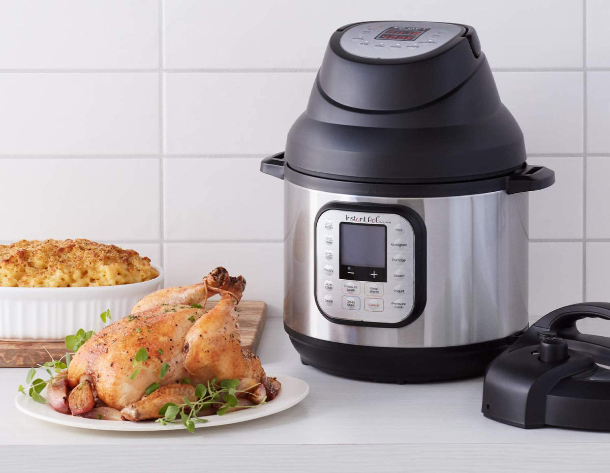 Is it safe to use the air fryer lid of Instant Pot Pro Plus Wi-Fi Smart  10-in-1 without the inner pot?