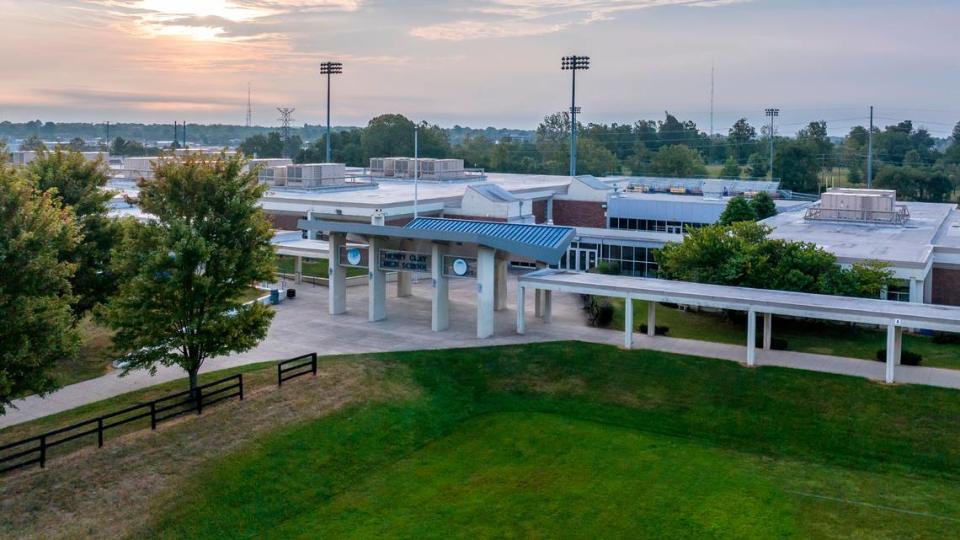 The existing Henry Clay High School in Lexington, Ky. Sunday, Sept. 10, 2023