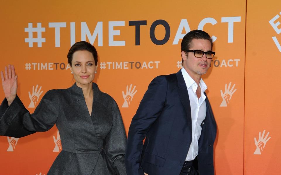 Bereits seit 2016 sind Brad Pitt und Angelina Jolie getrennt. Früher waren sie als Hollywood-Traumpaar "Brangelina" bekannt. (Bild: 2014 Getty Images/Eamonn M. McCormack)