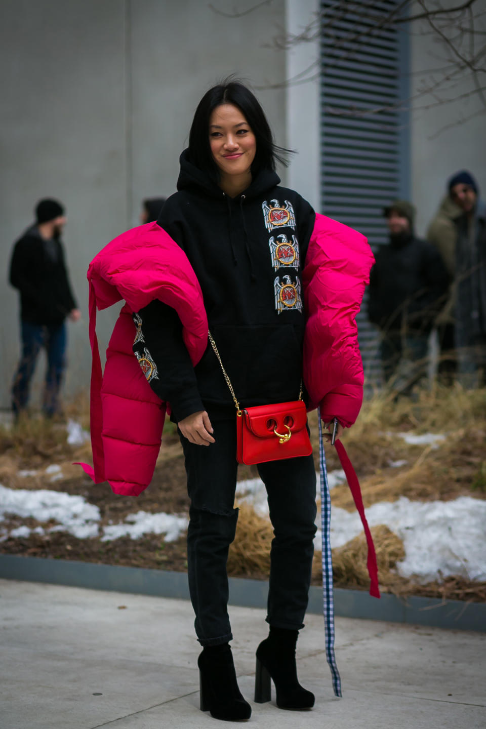 Tiffany Hsu at New York Fashion Week.