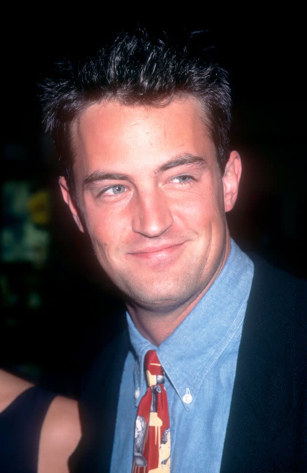 Matthew Perry, shown her at the 1995 NBC Fall Preview in New York, looked back on one of his favorite 
