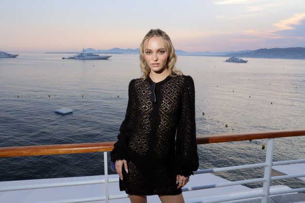 Lily-Rose Depp attends the Cannes Film Festival Air Mail Party on May 23.