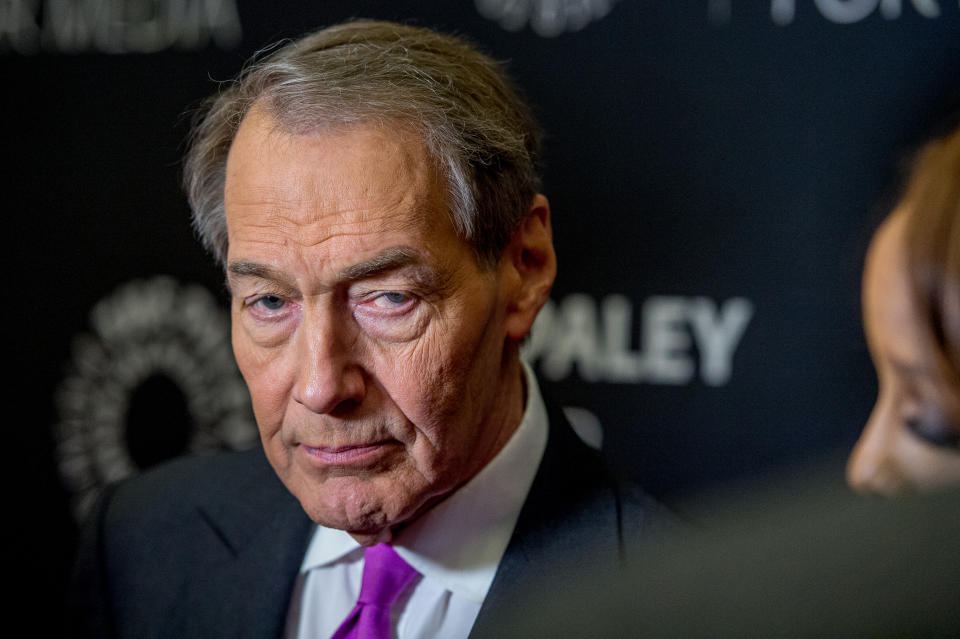 Charlie Rose attends an event at The Paley Center for Media in New York City, on Nov. 1, 2017.