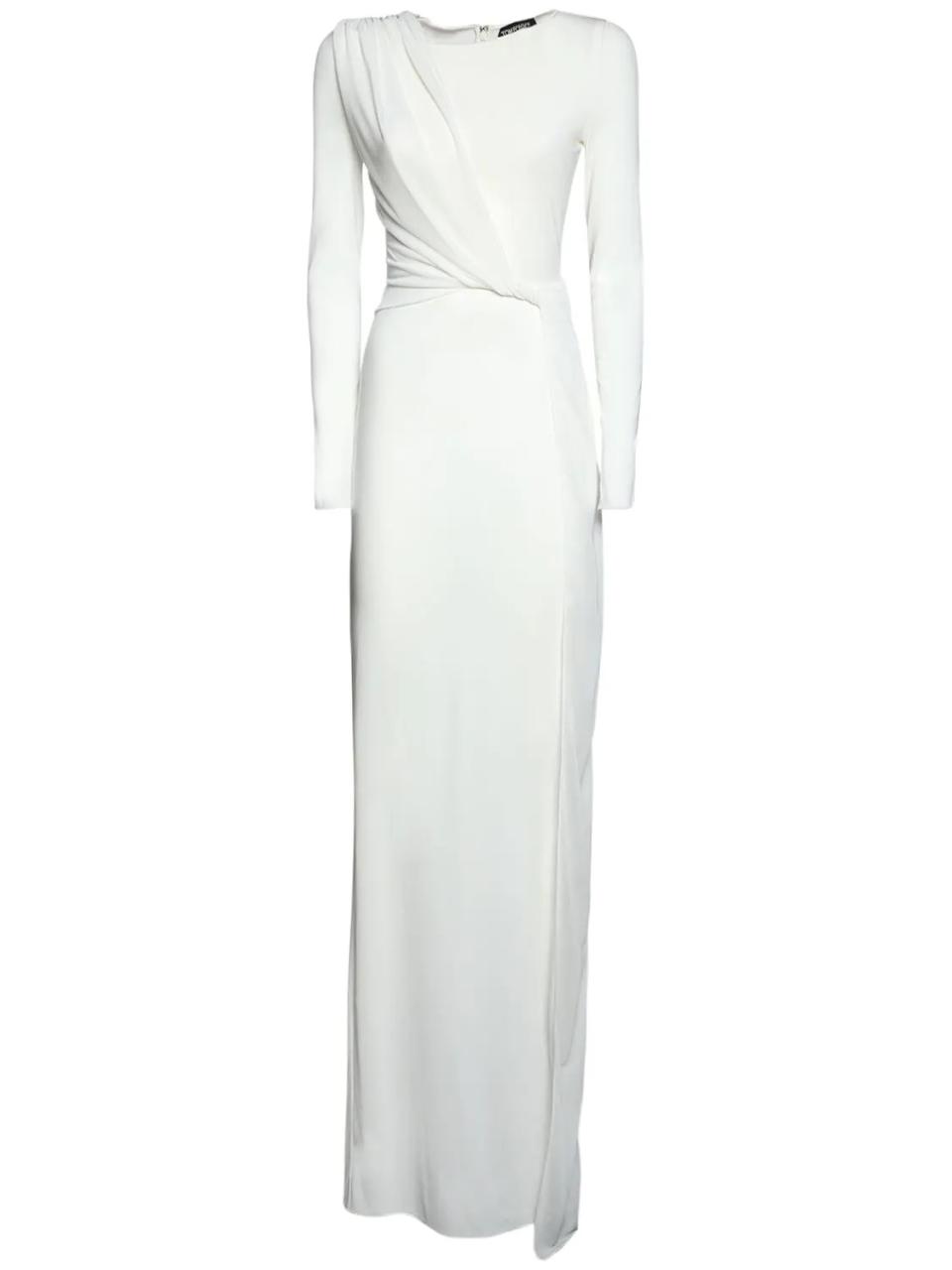 Tom Ford, Micro Ribbed Jersey Long Dress. - Credit: Courtesy Image.