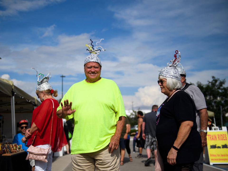 Participants in Roswell's annual UFO festival.