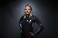 Olympic bobsledder Katie Eberling poses for a portrait during the 2013 U.S. Olympic Team Media Summit in Park City, Utah September 30, 2013. REUTERS/Lucas Jackson (UNITED STATES - Tags: SPORT OLYMPICS)