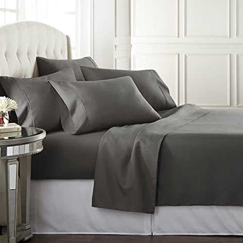 Danjor Linens Bed Sheets Set (QUEEN) - 1800 Series, 6 Piece Set w/ Deep Pockets