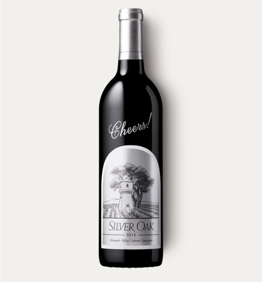 <p><strong>Silver Oak</strong></p><p>silveroak.com</p><p><strong>$110.00</strong></p><p><a href="https://silveroak.com/shop/p/cheers-etched-2016-alexander-valley-cabernet/" rel="nofollow noopener" target="_blank" data-ylk="slk:Shop Now;elm:context_link;itc:0;sec:content-canvas" class="link ">Shop Now</a></p><p>For parents (and everyone else, really) who have survived another year of Covid-19, how about a specially etched bottle of Silver Oak wine to toast the end of 2021? </p>