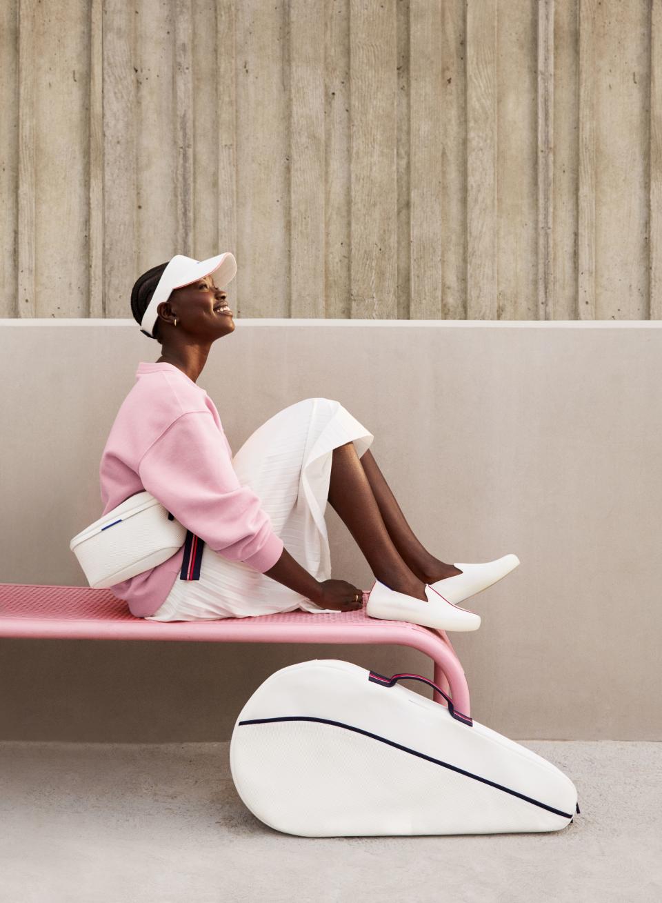 Rothy’s nets tennis collaboration with Evian in time for U.S. Open.