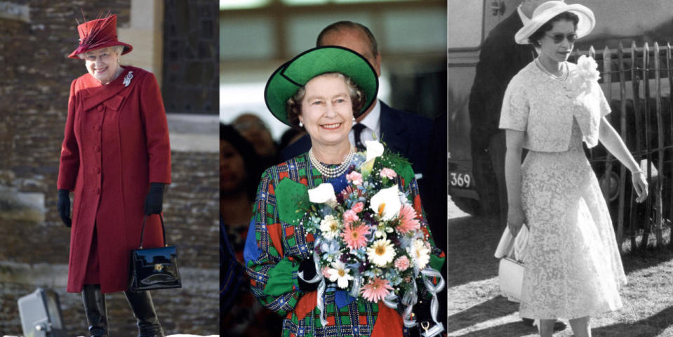 The Queen’s style has, naturally, changed with the times but she’s always worked the same modest and elegant looks. 