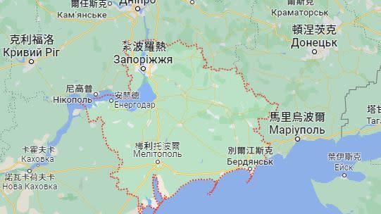 烏軍宣稱已突破札波羅熱第一道防線。(圖/google map)