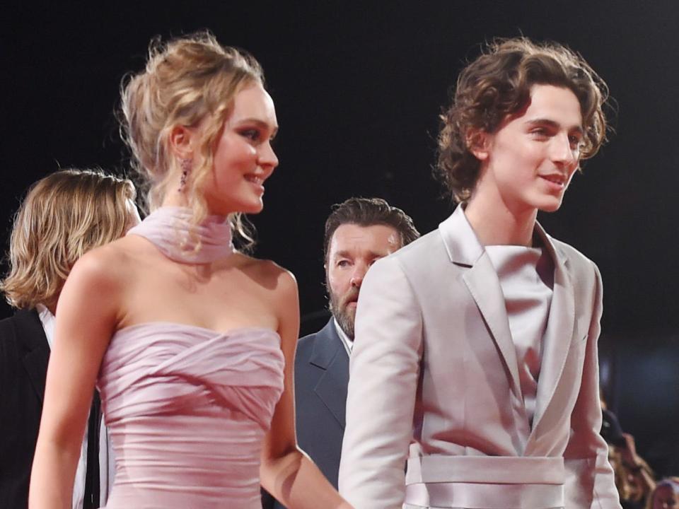 lily rose depp and timothee chalamet september 2019