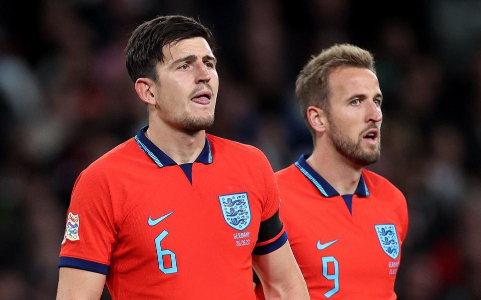 Harry Maguire waited behind for two hours after Germany draw to talk with Gareth Southgate - REUTERS