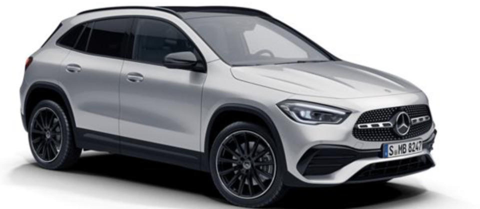 La Mercedes GLA élue « plus belle voiture de l'année » 2021.
