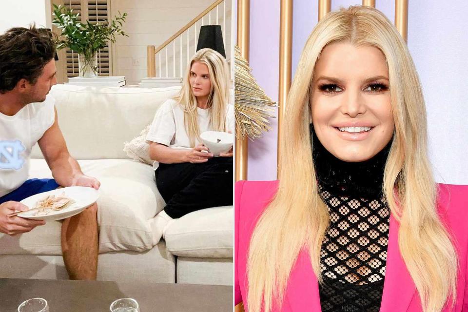 <p>Madison LeCroy/Instagram; Amy Sussman/Getty </p> Madison LeCroy, Brett Randle and Jessica Simpson