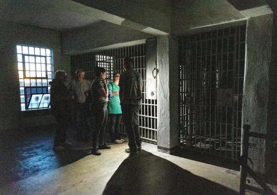 People go on a paranormal investigation tour of the Old Idaho Penitentiary, led by Big River Paranormal.