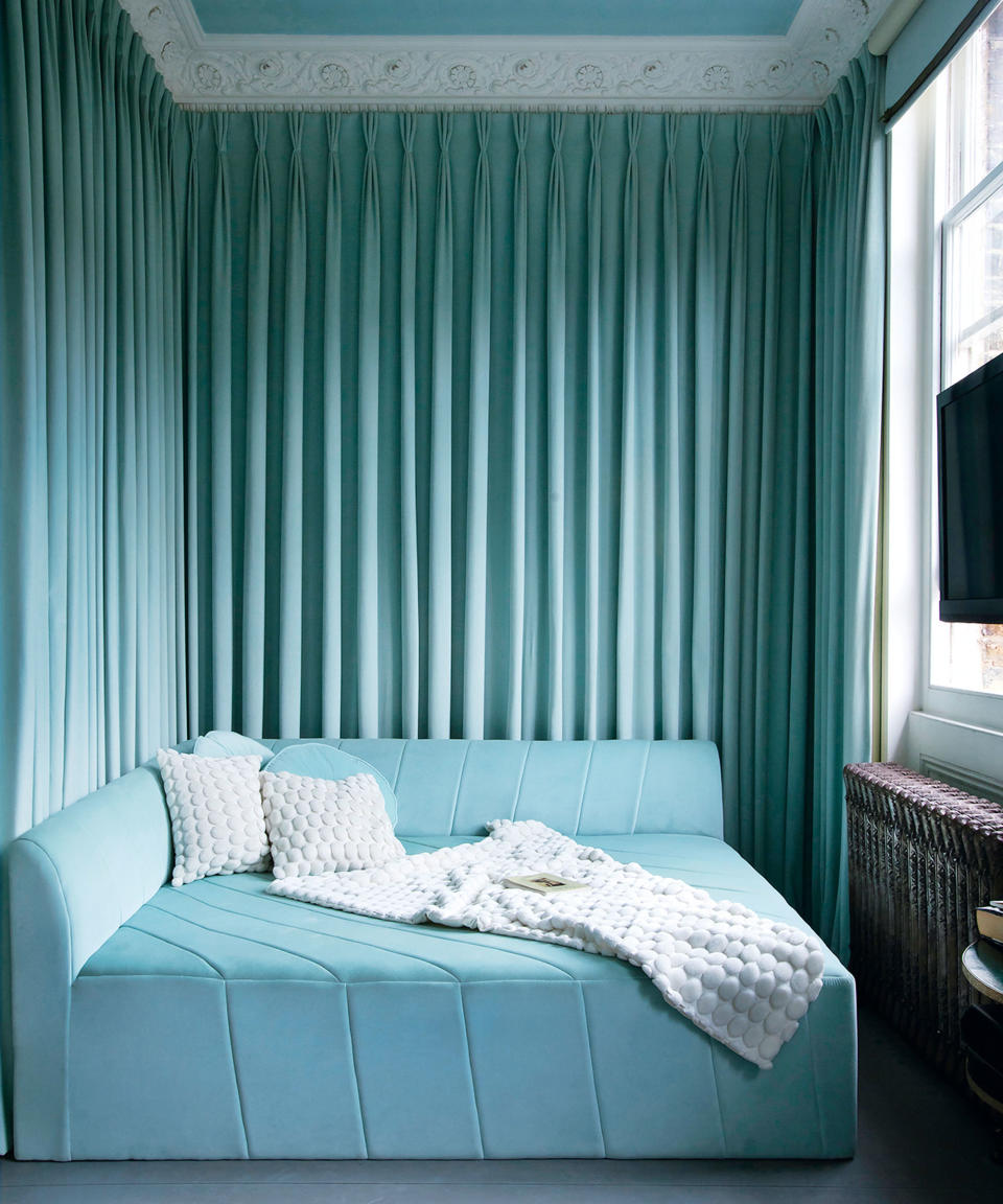 12. Modern curtain ideas are not just for windows