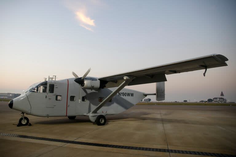 El avión Skyvan PA-51, el modelo utilizado para los “vuelos de la muerte” durante la última dictadura cívico-militar