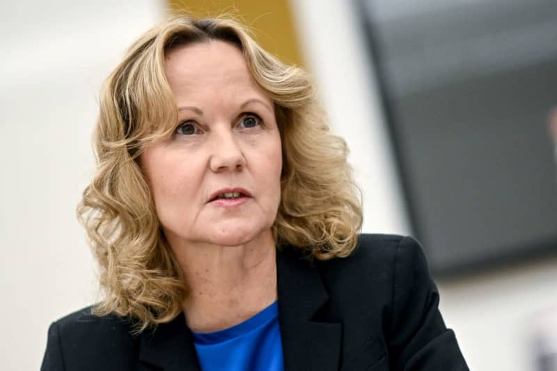 German Minister for the Environment, Nature Conservation, Nuclear Safety and Consumer Protection Steffi Lemke speaks during an interview. Britta Pedersen/dpa