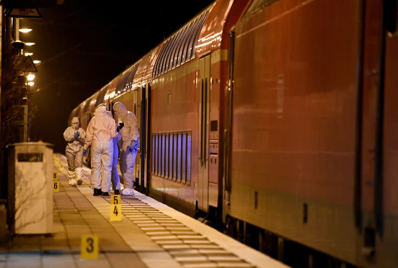 Knife attack on a train in Germany