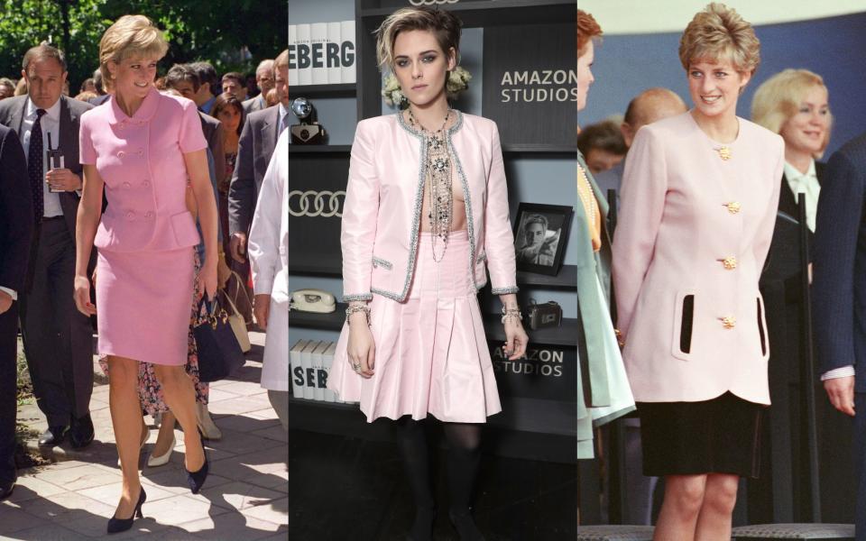 princess diana chanel kristen stewart spencer fashion - Getty Images