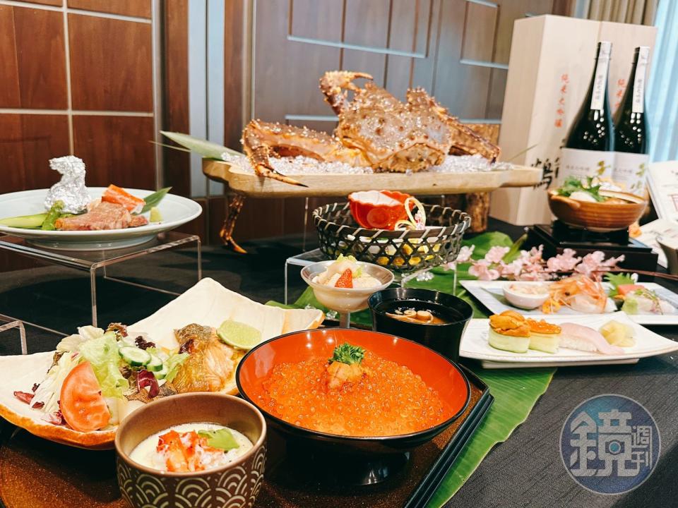 台北老爺酒店3月起推出「臻藏北海道‧海の慶典」餐飲專案。