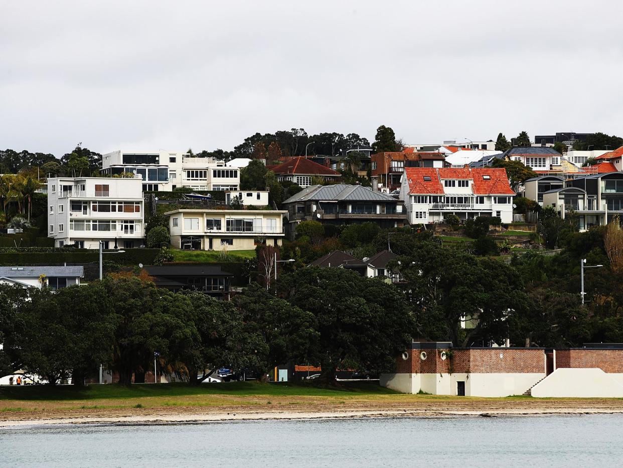 House prices have soared in New Zealand recent years, with average costs rising more than 60 per cent nationwide in the last decade and almost doubling in Auckland, the country's largest city (file photo): Hannah Peters/Getty Images