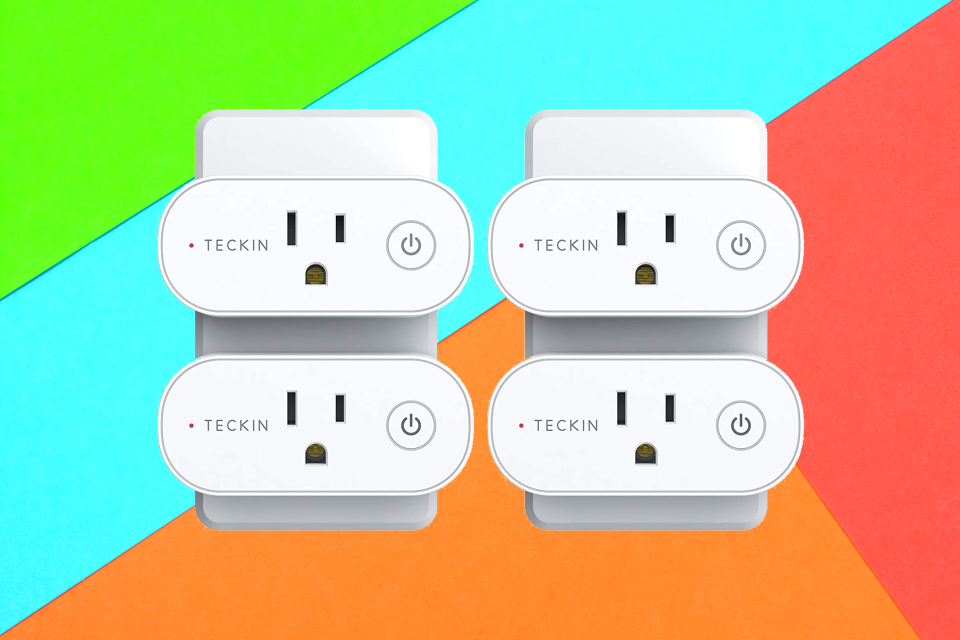 Save $18 on this Teckin Mini Wi-Fi Smart Plug (four-pack). (Photo: Amazon)