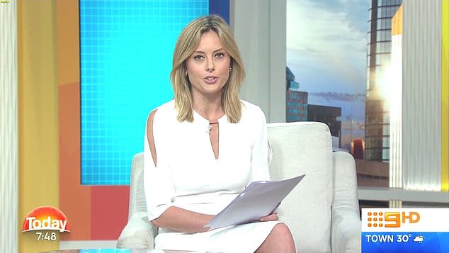 Allison Langdon has been the popular host of Weekend Today for the past two years. Photo: Channel Nine