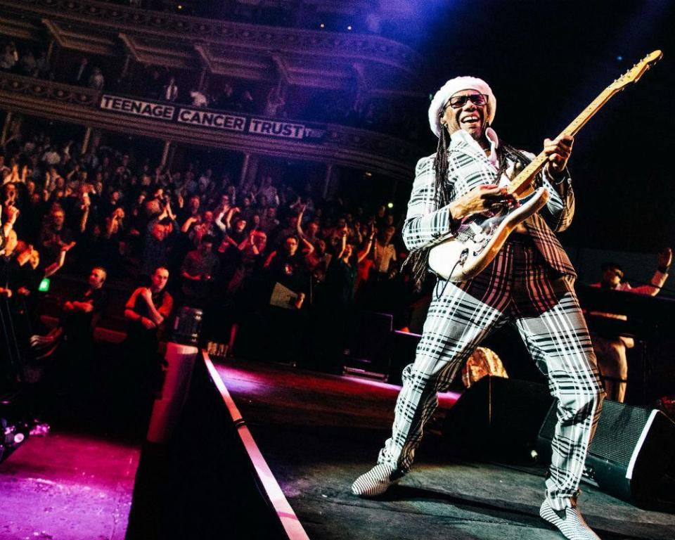 Nile Rodgers performing at the Royal Albert Hall in support of the Teenage Cancer Trust in March: Jordan Curtis Hughes