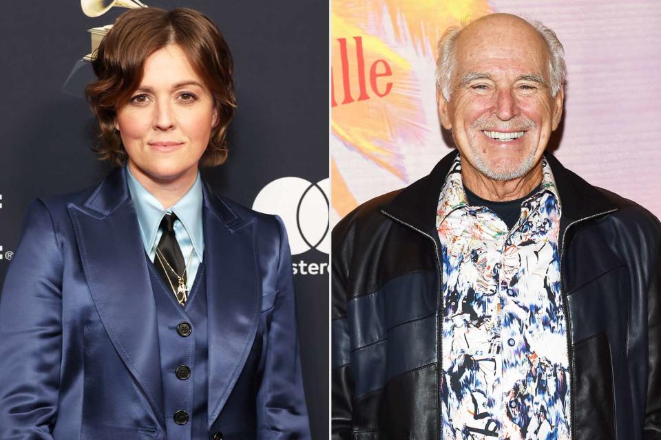 <p>Amy Sussman/Getty; Amanda Edwards/Getty</p> Brandi Carlile; Jimmy Buffett