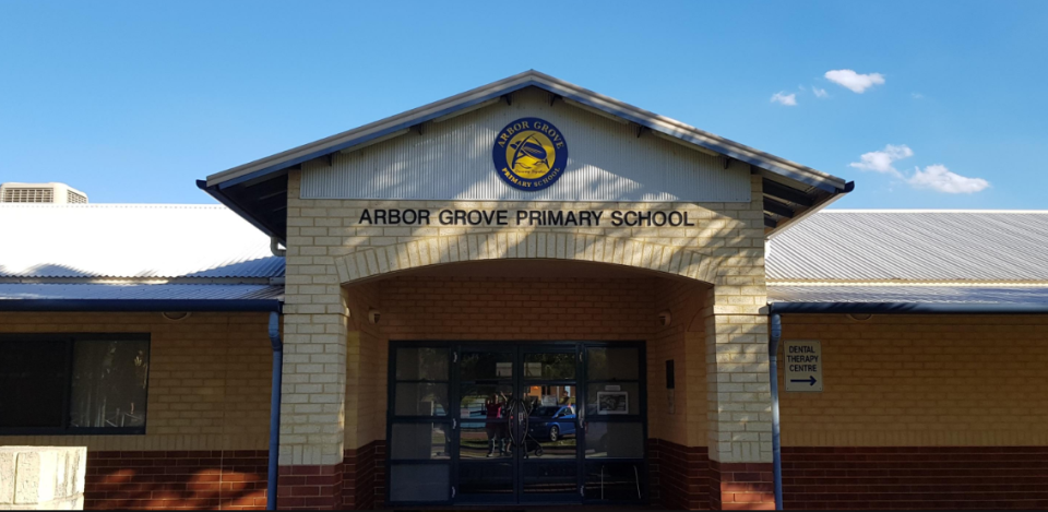 The entrance to Arbor Grove Primary School in Perth. Source: Facebook