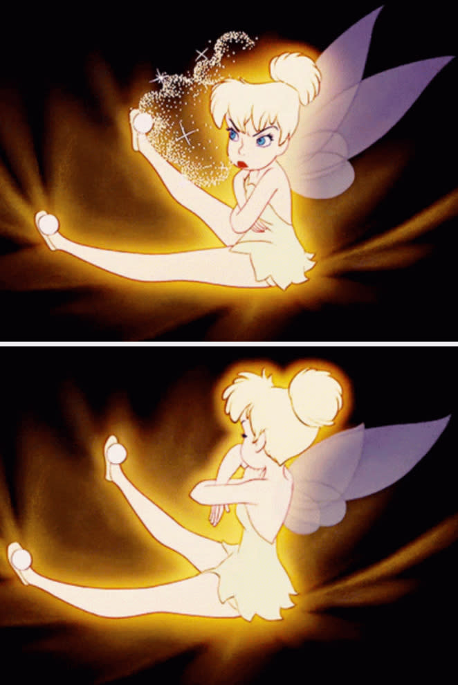 Tinker Bell from "Peter Pan"