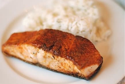 Simple Taco-Spice-Rubbed Salmon