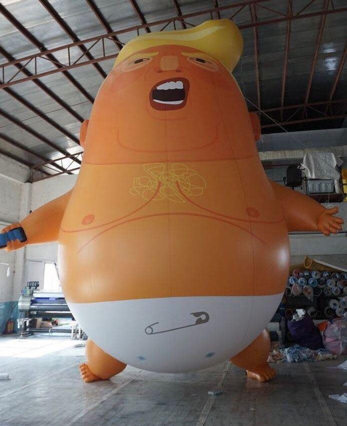 Almost £8,000 has been raised so far (@trumpbabyuk)