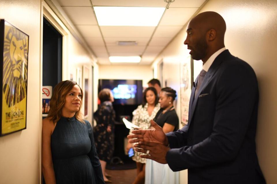 Elle Duncan and Kobe Bryant | Courtesy ESPN