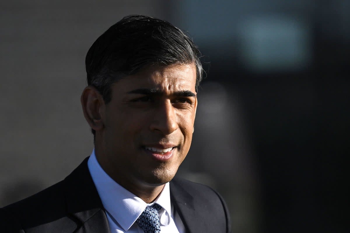 Prime Minister Rishi Sunak trumpeting the ‘benefits’ of Brexit but refusing to publish details of its impact on the UK’s economy  (PA Wire)