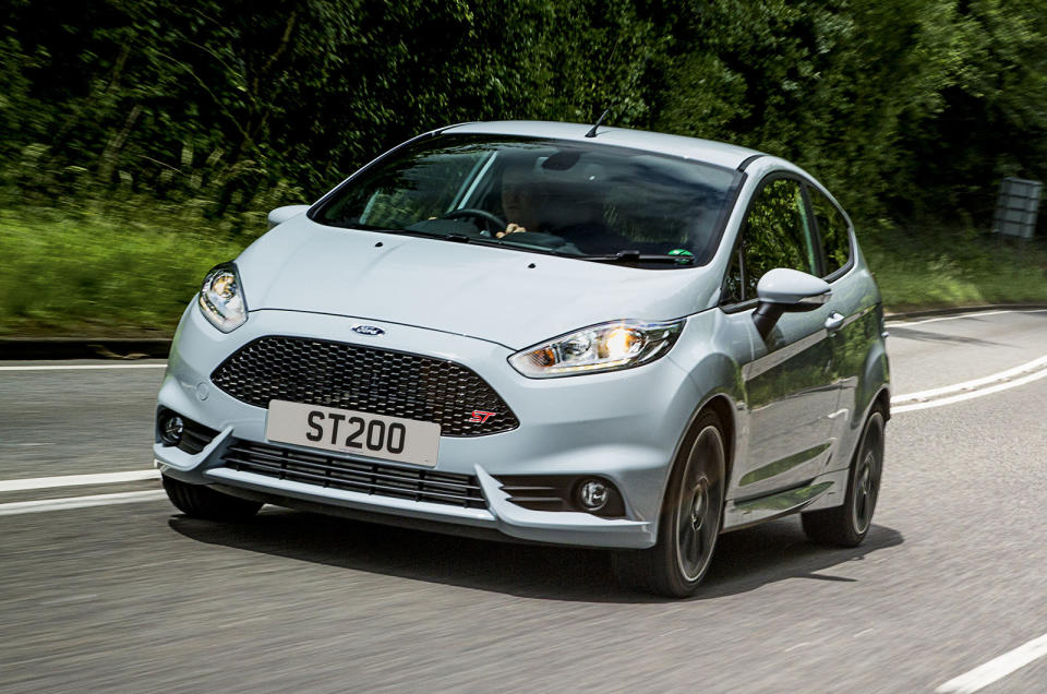 <p class="xmsonormal"><span>Before Ford launched the current generation Fiesta ST in 2018 with its 197bhp engine, the previous ST was offered with an uprated engine in the ST200. Now with 197bhp and a 20-second overboost of 212bhp when you buried the throttle into the carpet, the ST covered 0-62mph in 6.7 seconds.</span> </p><p class="xmsonormal"><span>It was helped by Ford shortening the final drive ratio for the ST200, which further livened up its responses and made it a treat to drive on flik-flak roads. This kind of compact performance brilliance can be yours from <strong>£10,000</strong>.</span></p>