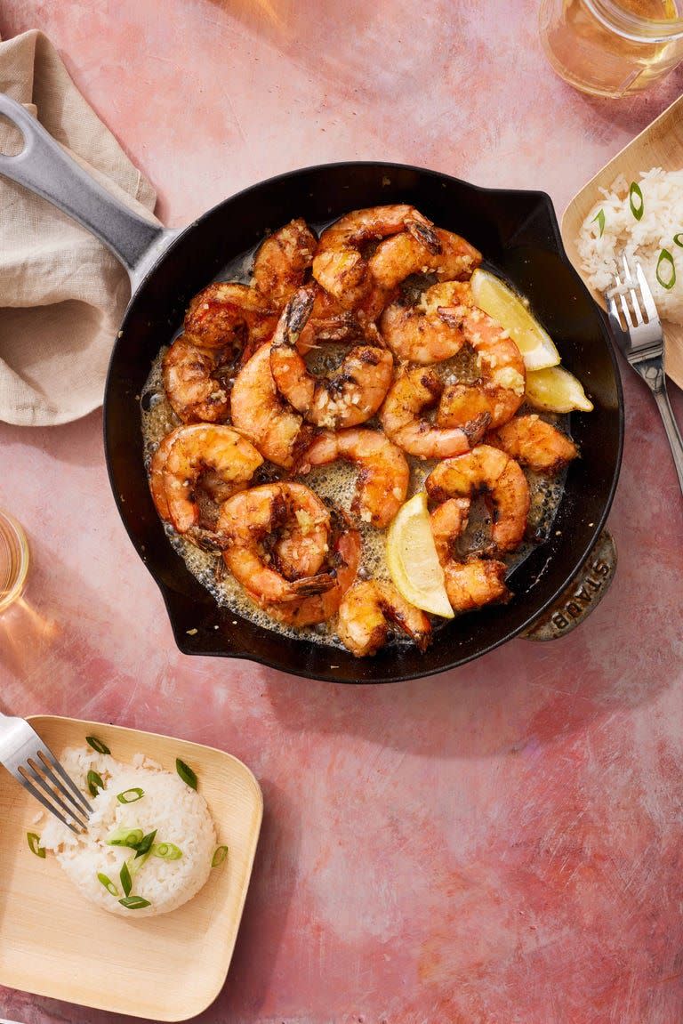 Hawaiian Garlic Shrimp