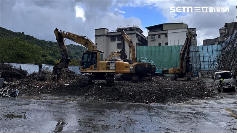 大直塌陷爆發至今28天，基泰建設今日發布道歉文，並公布該司未來調整方向。（圖／都發局提供）