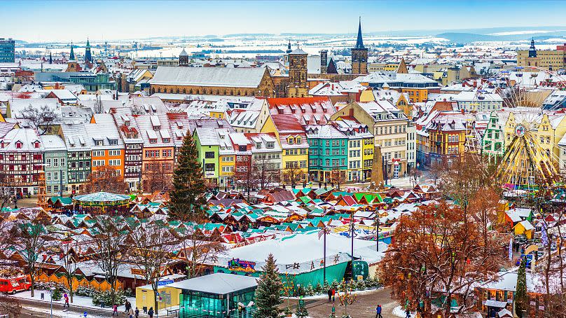 Marché de Noël à Erfurt, en Allemagne