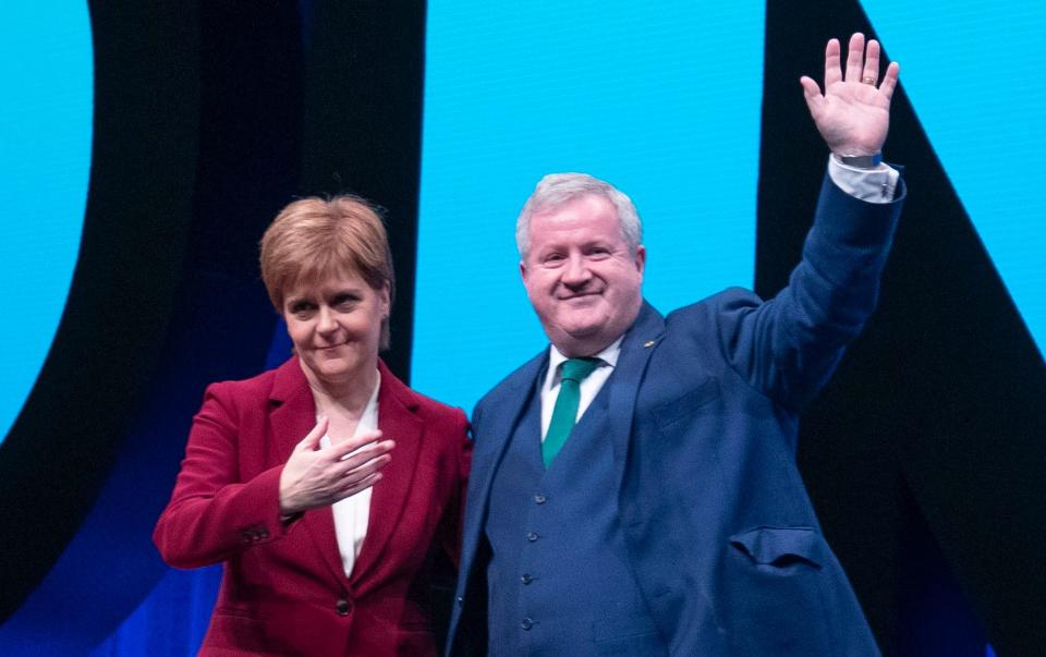 Nicola Sturgeon Ian Blackford Scottish National Party SNP Scotland politics MP stand down general election - Jane Barlow/PA Wire