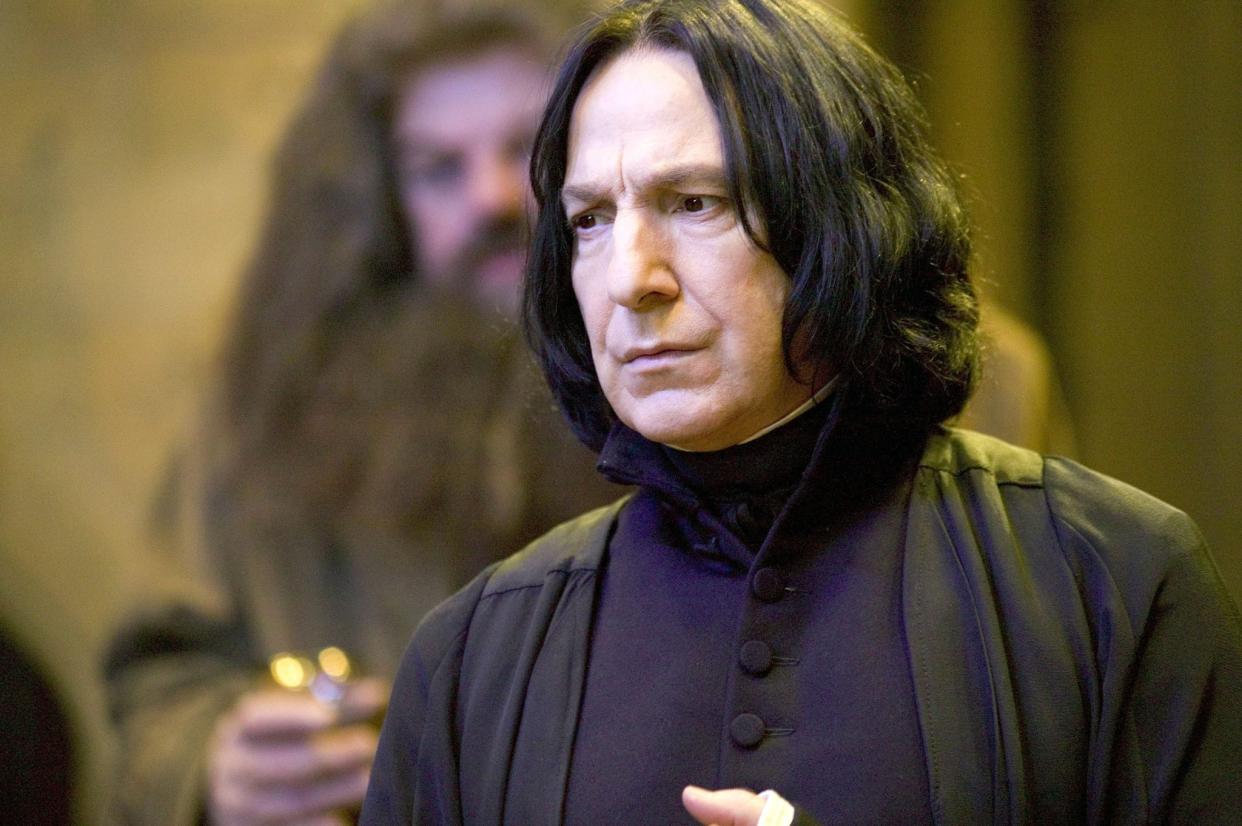 Alan Rickman as Severus Snape (Credit: Warner Bros)